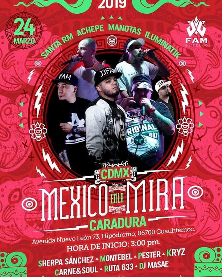 djmasae's tweet photo. Recuerden banda de ciudad de mexico este 24 de marzo #mexicoenlamira #hiphopnacional #jjfam #deejaymasae https://t.co/gSb3rSOJnx