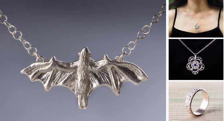 spiralshan's tweet image. Bat pendant, Silver bat Necklace, Bat Necklace, #jewelry #necklace @EtsyMktgTool etsy.me/2CAmIHL #silverbatnecklace #silverbat