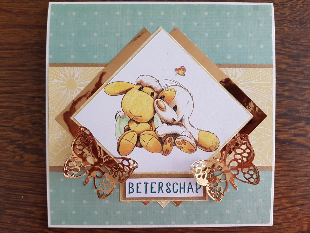 Miss___Rainbow's tweet image. Het kaartje is af!
#cardsbymiranda #beterschap