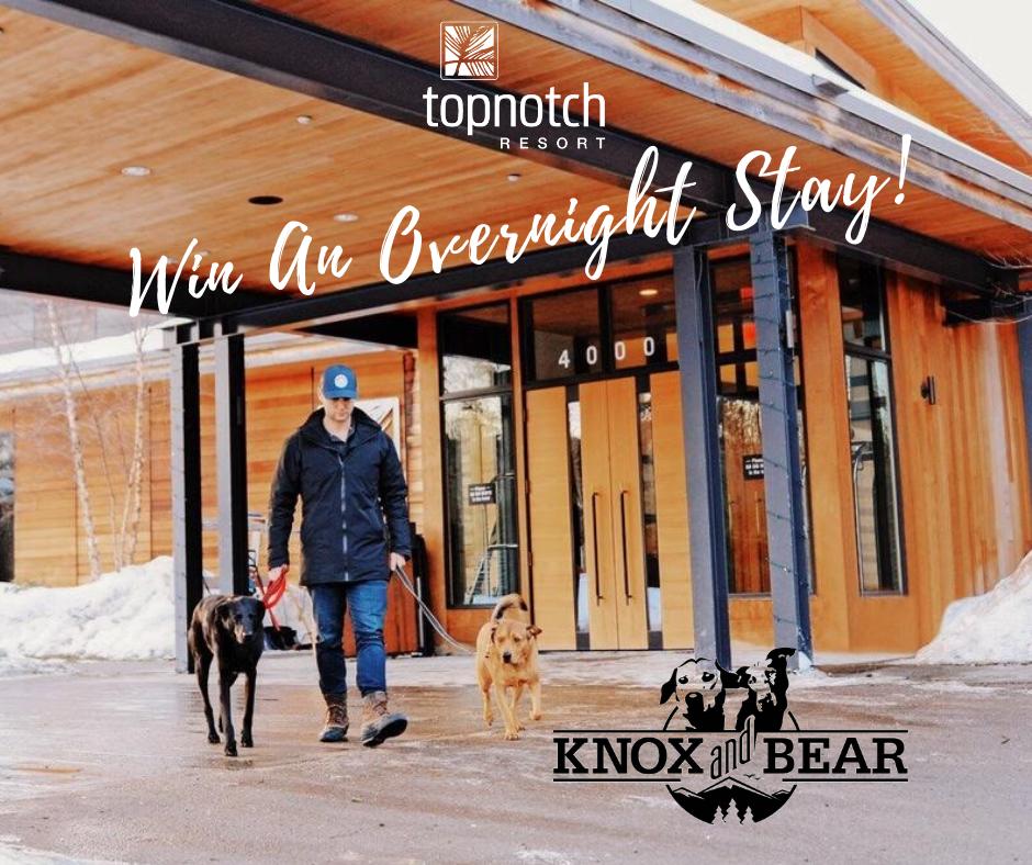 We're finishing out @Knox_and_Bear's takeover of the @TopnotchResort Instagram feed with a giveaway for a one-night pet-friendly stay at Topnotch Resort​Visit our Instagram feed to enter: instagram.com/topnotchresort