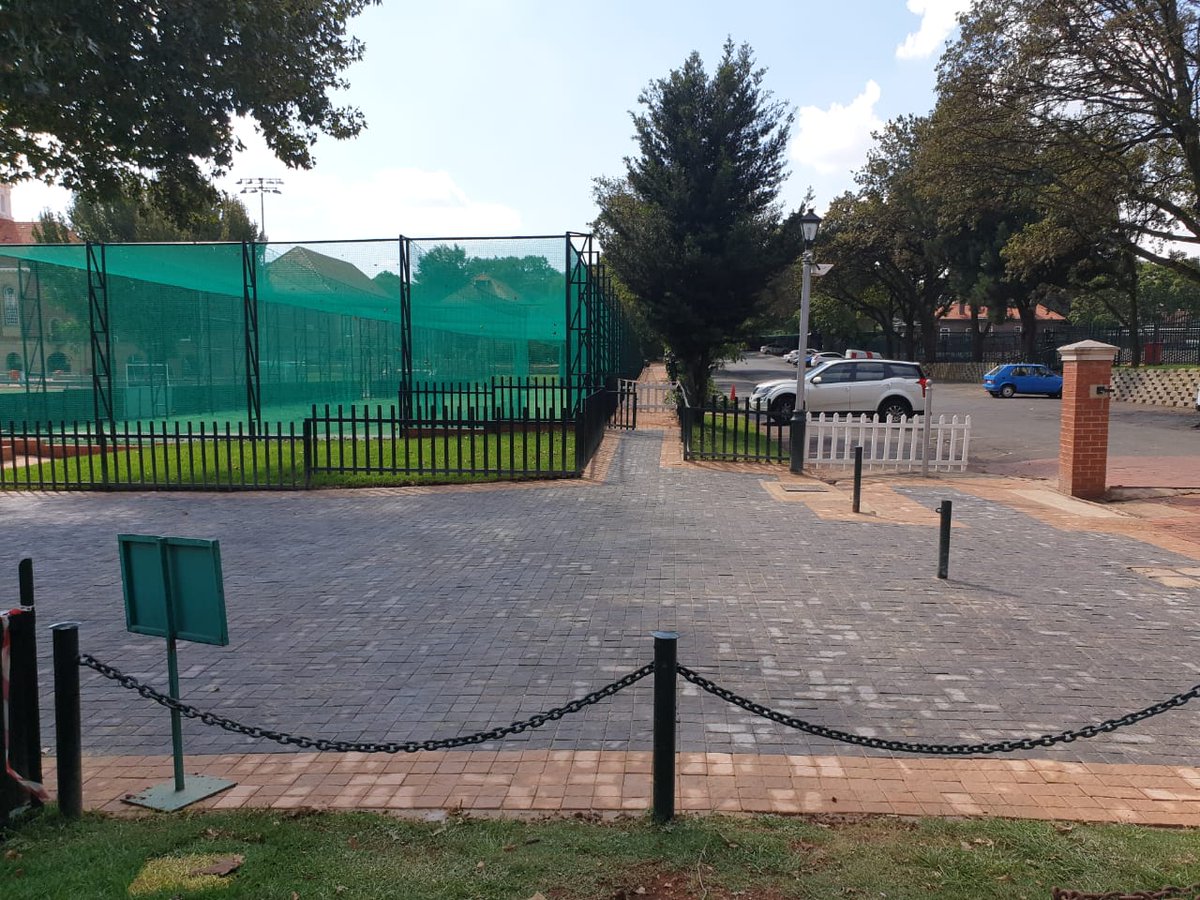 storminafrica's tweet photo. My Dads Company has just completed the paving in time for the Grand Opening of the recently completed Cricket Nets  @KingEdVIISchool #lookinggood https://t.co/hfdQSN1wPz