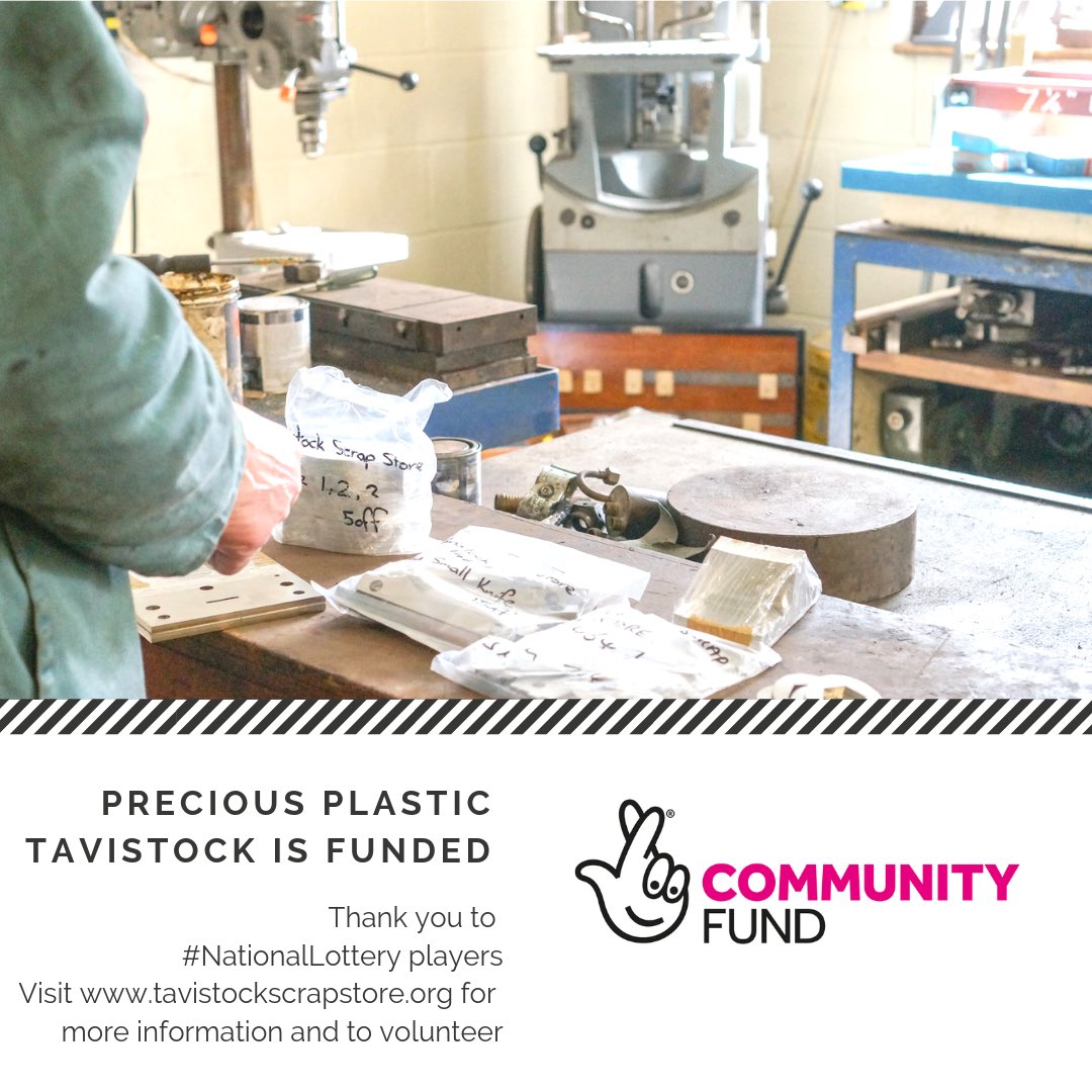 Thanks to #nationallottery players we’ve begun @PPlasticTavi after funding from <a href="/FundTnl/">TNLCommunityFund</a>  #preciousplastic visit bit.ly/pplastictavi to get email updates or volunteer!