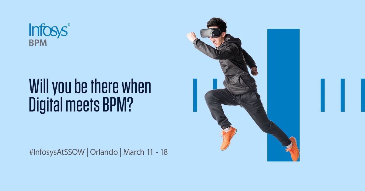 InfosysBPM's tweet photo. We are hosting a panel discussion on 'When Digital meets BPM' at #SSOWeek, the world's largest outsourcing event. #InfosysAtSSOW. Register now: https://t.co/I8wpIOosZB https://t.co/VK92mymhhf