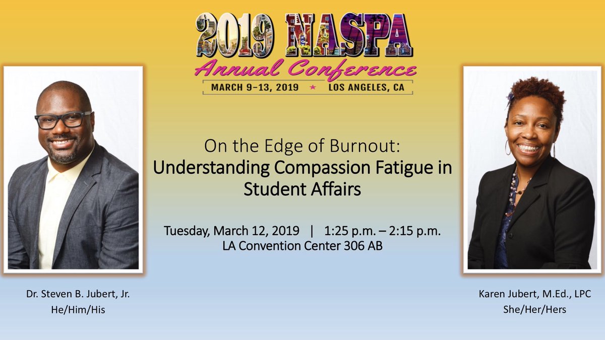 StevenJubert's tweet image. Looking forward to our presentation this week. #NASPAtweets #NASPA19 #studentaffairs