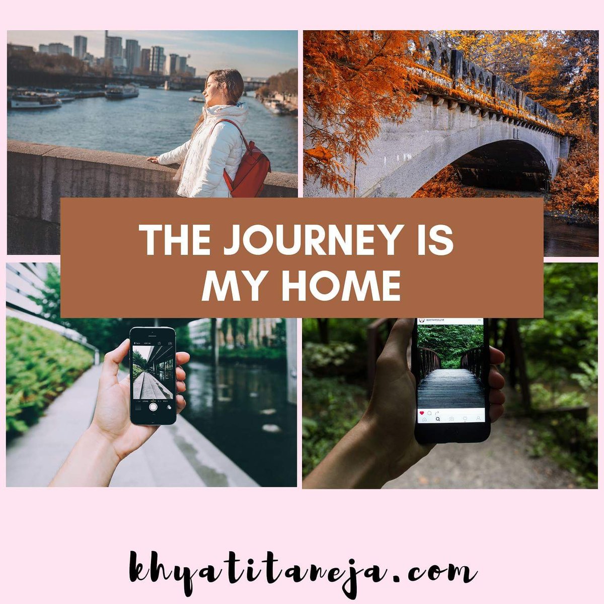The journey is my home. - Muriel Rukeyser
#LadiesLoveTravel #SundayThoughts #Quote #BackpackersintheWorld #TravelLifestyle #KhyatiTaneja