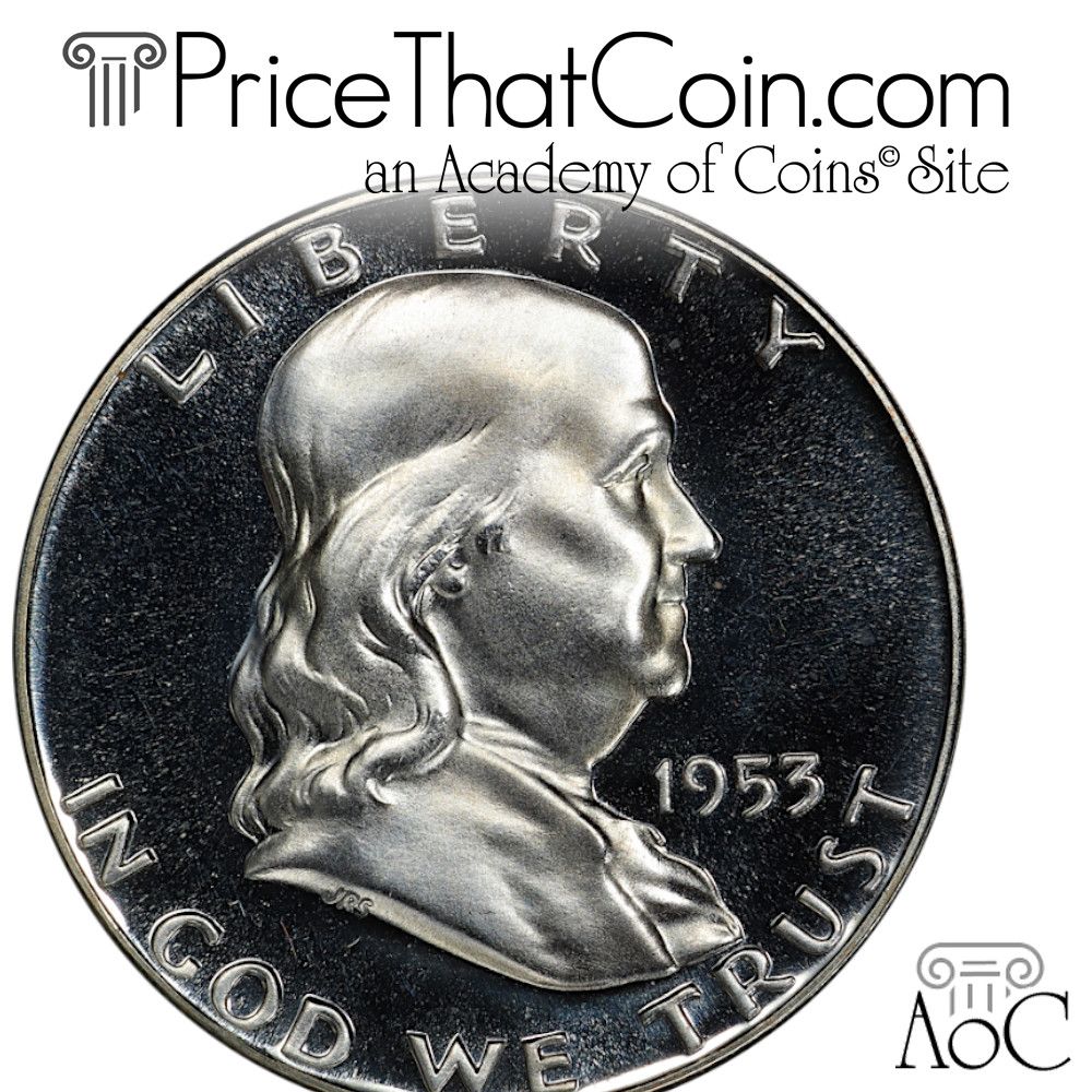 pricethatcoin's tweet photo. Your #WeeklyCoin:
1953 Proof Franklin Half
Recently sold for $10,500

This deep/ultra cameo Franklin Proof rose to the top for you. Cameo is expected now, but was not in the 1950s. Thanks for your votes with likes and comments - keep them coming!

#prooffranklinhalf #1953 https://t.co/hXgbVaKsBy
