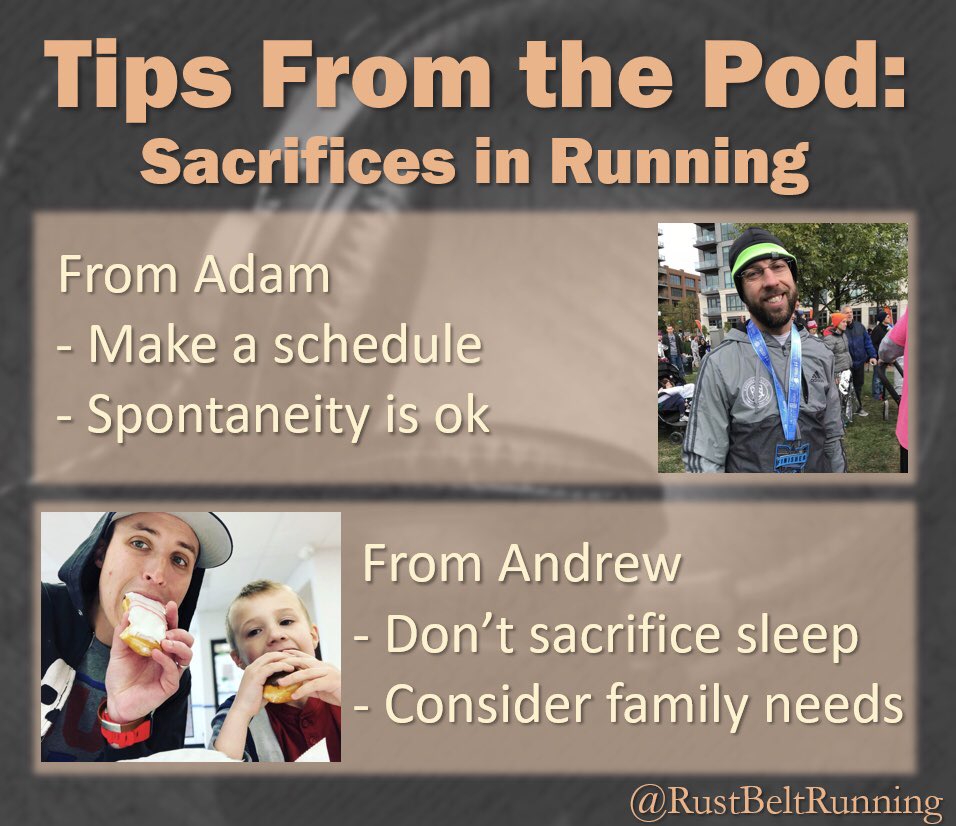 RustBeltRunning's tweet photo. Tips from episode 13.
What tips do you have for sacrifices in long-distance running?
Quote tweet your best tips!
Episode link: https://t.co/39ExIzzCkU
#RustBeltRunning #RBRLive #Running #RunningPodcast #Runchat #Spontaneity #Snakes https://t.co/LRfCQRoXXn