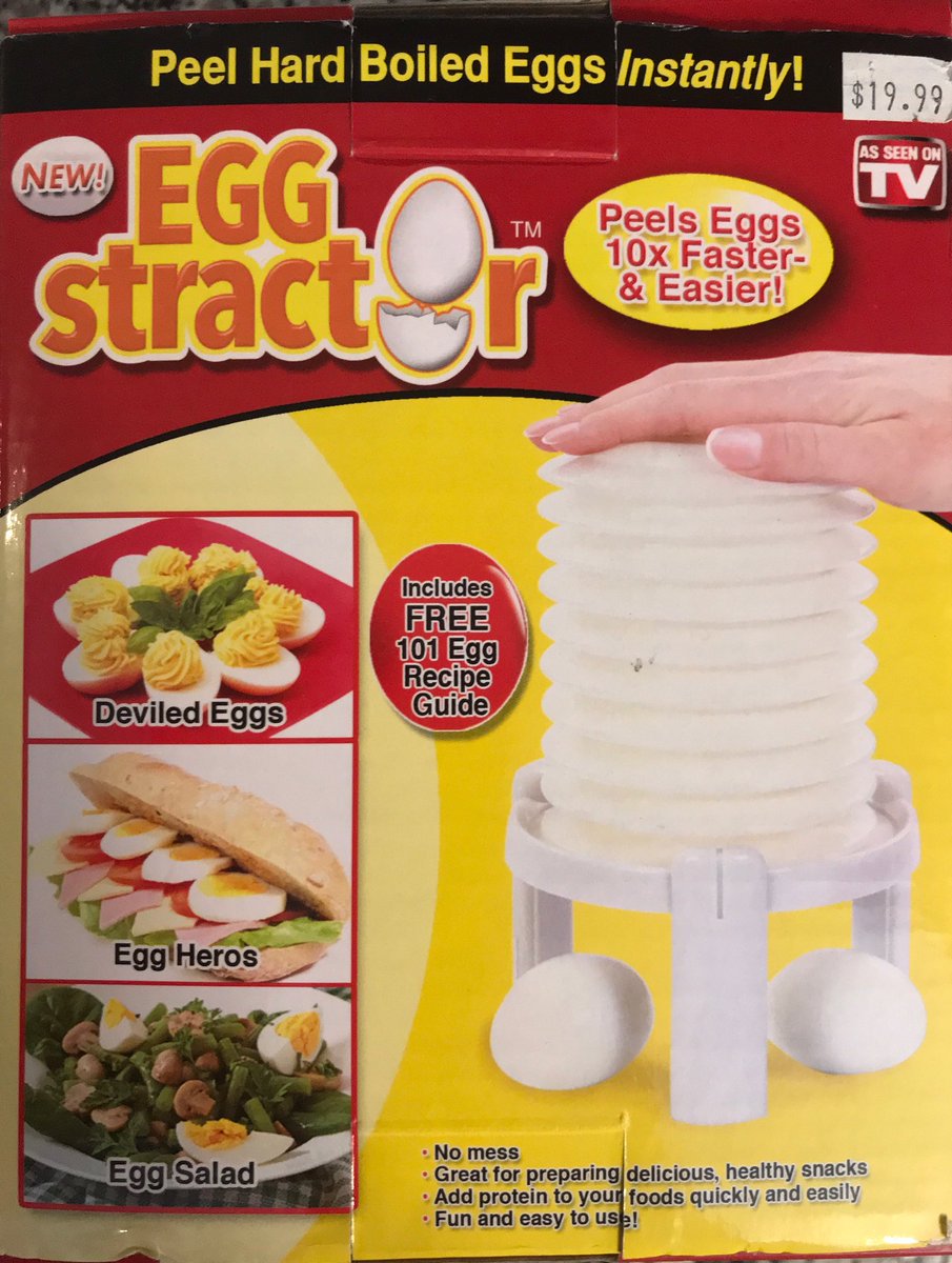 DeekRhewBooks's tweet photo. Yes! This is amazing. ⁦@ErinRhewBooks⁩ got me this to celebrate my SciFi #TheExtractor. My friends, I give you #EggStractor! https://t.co/ehmbfD60BW