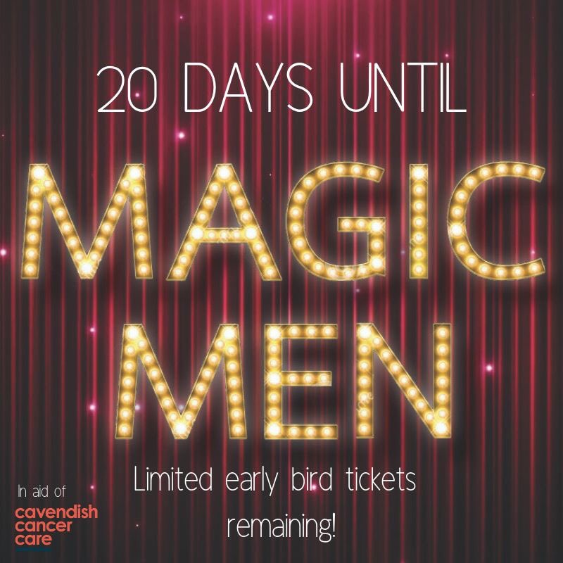 MagicMenSheff's tweet image. COUNTDOWN TO MAGIC MEN LIVE!
✨Ticket link in Bio✨
SUPER EARLY BIRD £10 *LIMITED* 
EARLY BIRD £12
STANDARD RELEASE £15 
VIP PACKAGE £75
Limited tickets available on the door at £17.50 be sure to purchase in advance to avoid disappointment! #ShefieldisSuper #RotherhamIsWonderful