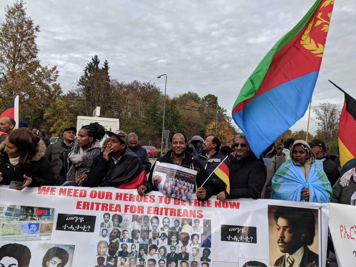 saveEritrean's tweet photo. Let the #Freedom ring in #Sudan &amp; #Eritrea. No more place for #dictatorship in #Sudan &amp; #Eritrea. Next is Eritrea to remove #PDFJ #Isaias #Afworki and close all #prison #camps, Eritrea #constitution &amp; #sovereign should #guarantee the freedom of the voiceless people of #Eritrea https://t.co/OIel81AEU7