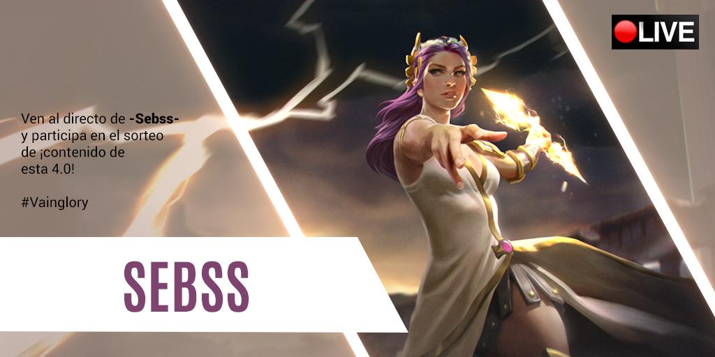 EVENTO ACTUALIZACIÓN 4.0 #Vainglory
Ven al directo de @sebssgg y participa en el sorteo para poder conseguir contenido de la actualización 4.0. Atento a las instrucciones que da en el chat.
▶️ twitch.tv/sebssgg