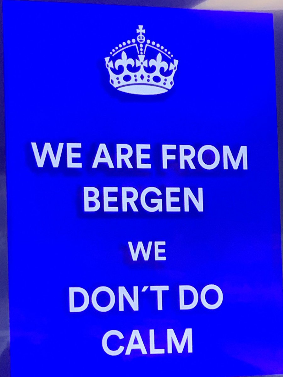 Herlig statement fra <a href="/ncemediabergen/">NCE Media</a>. Det er noe eget med oss bergensere. Det må vi være stolt av.