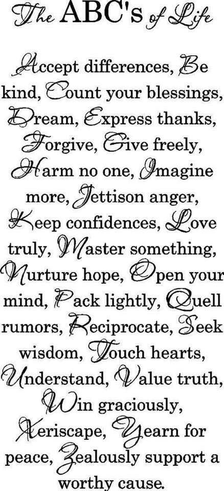 Ave Will On Twitter Abc Of Life Quotes Life Quote