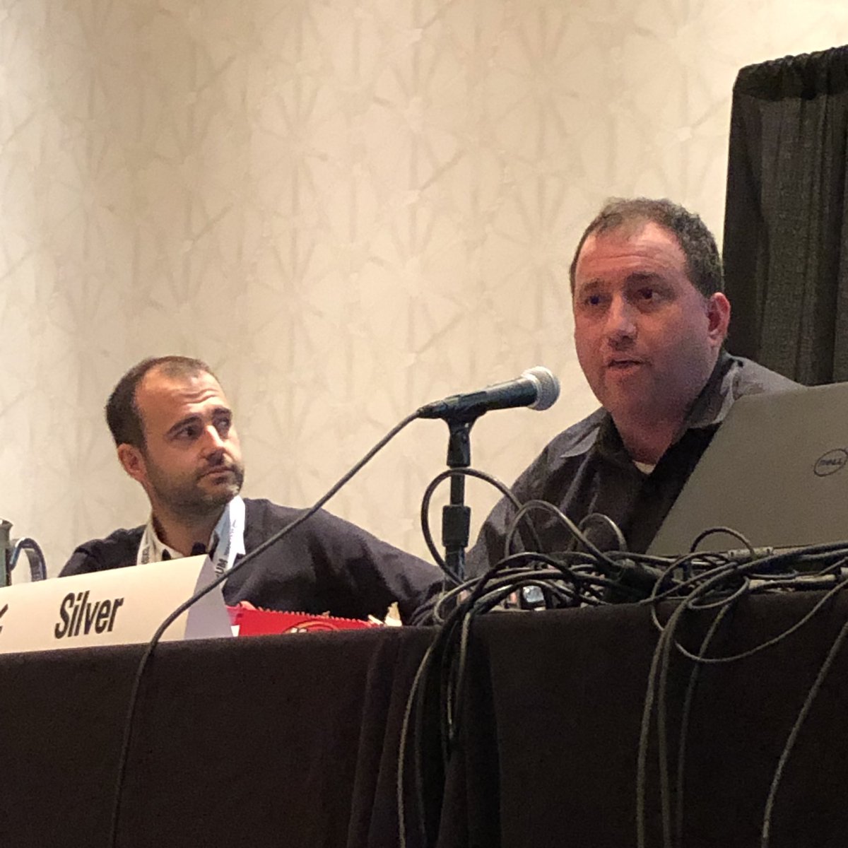 tkb's tweet photo. Almost poetic: David Silver mentioned how @Ford has converted some old assembly plants into data centers as the storage & compute needs for autonomous vehicles skyrocket. #SXSW #aiaio https://t.co/1uBciYgDxp