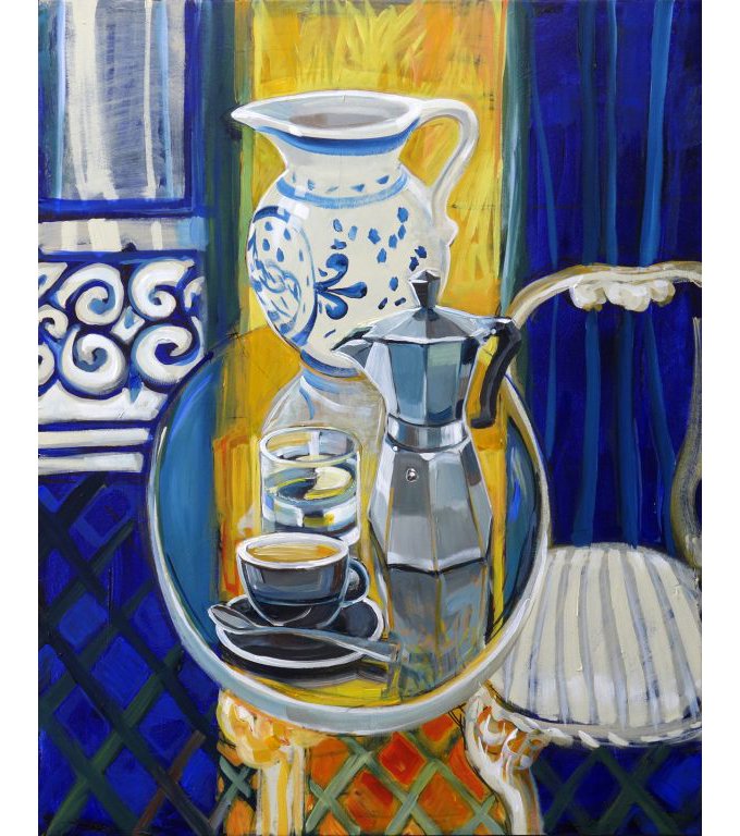 ArtAviso's tweet photo. 'Still Life with Coffee Pot' by Christine Webb @christine_webb_artist
#art #contemporaryart #artaviso #painting #drawing #stilllife #moments
https://t.co/0gIxVe4oHs https://t.co/gmDt6fzDMw