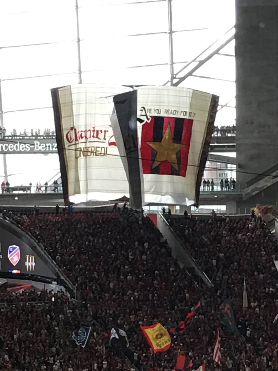 TerminusLegion's tweet image. Chapter 2: Conquered.

Chapter 3: #WeReady.

#UniteAndConquer #ATLUTD 

📷: @DougRobersonAJC