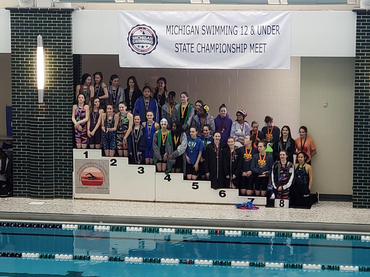 3rd Place in the 200 Medley Relay for the 11-12 Girls team of Katherine Teng, Isabella Haewsky, Francesca Minous, and Sadie Rogers! #letsgobears