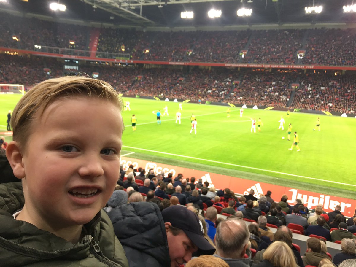 Gaat goed hier 🤩 #Ajaxdebuut <a href="/AFCAjax/">AFC Ajax</a>
