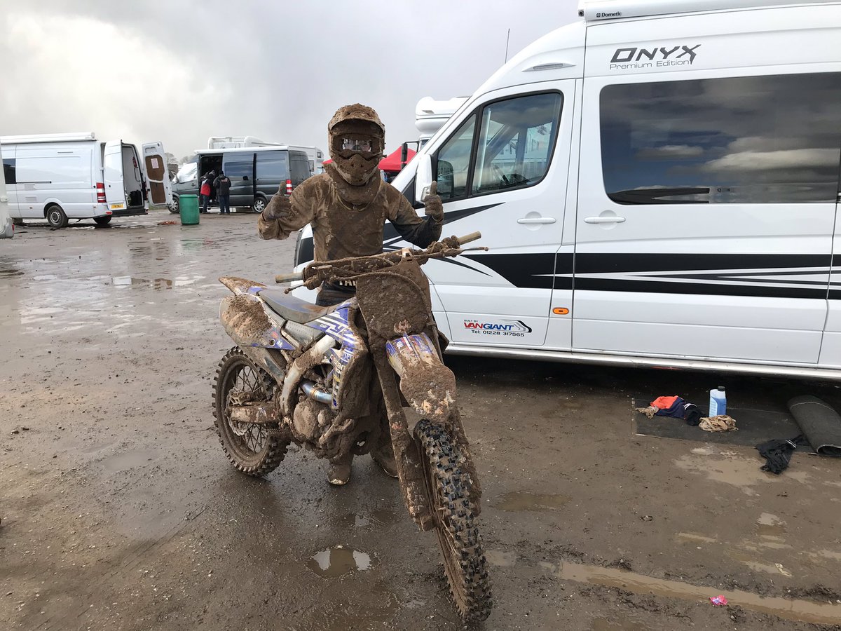 YamahaRacingUK's tweet image. Good day for @mbarr50, going 4-6 in the two MX2 races at Fat Cats despite pretty challenging conditions. 

#YamahaRacing #RevsYourHeart