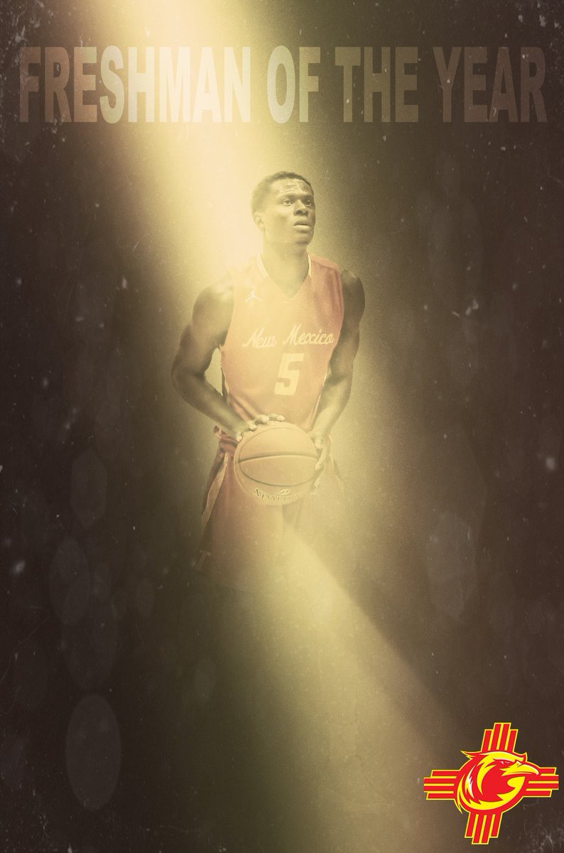 NMJC_MBB's tweet photo. Congrats to 6’6 Freshman Forward Gideon George on being named WJCAC Freshman of the Year #NMJCMBB https://t.co/jiFfDU8Bdg