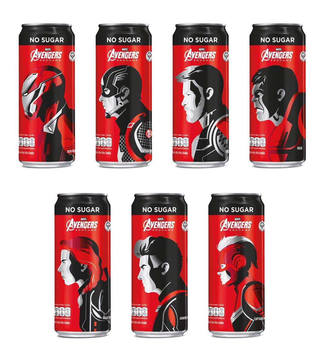 MCU_Direct's tweet photo. These seven #AvengersEndgame special edition @CocaCola cans have been unveiled! https://t.co/ipCHKIAFUr