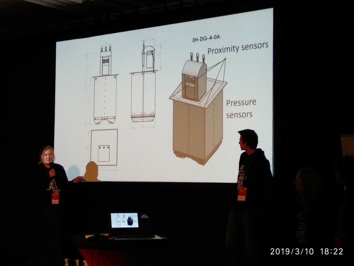 LikeNSRproject's tweet photo. GarbIT team presenting innovative solution for illegal waste depositing at @gem_groningen #HackIoT https://t.co/DaQZBmieNR