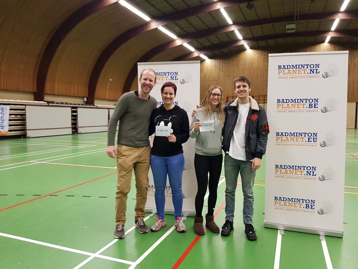 De prijswinnaars van het Geldrop toernooi. 

GD4: 2e plaats: Stephanie van den Hurk en Daan Burgmans
GD6: 2e plaats: Marsha Hellings en Stijn Hampsink