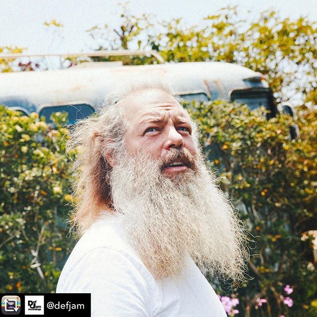 bryansheffield's tweet photo. HBD to this GOAT. That is Dylan &amp; The Band’s bus in the background. We photographed inside that thing too. Palpable energy to be sure. He mixed some Kanye album in there. 
@defjam says:
“Happy birthday to our co-founder and legendary music producer, @ric… https://t.co/m0t7c5ngl2 https://t.co/wkvAZBtbrG