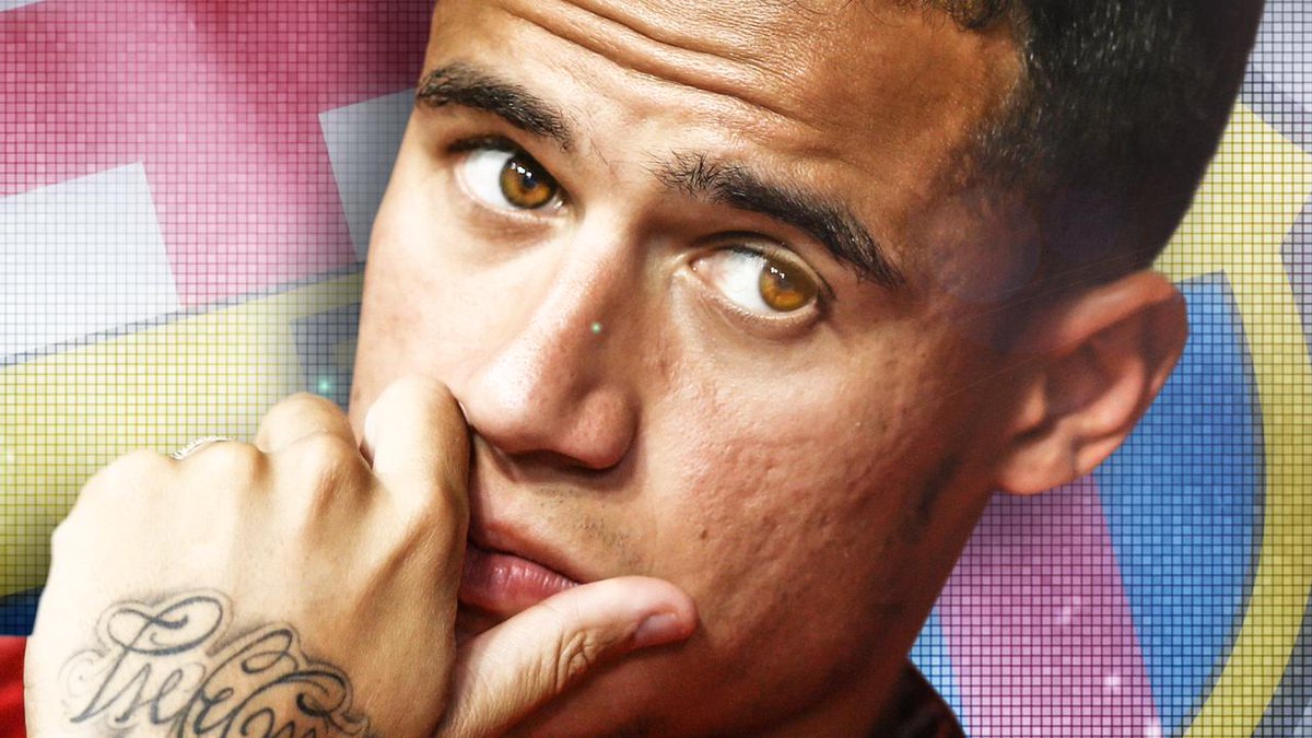 ESPN_Cronometro's tweet photo. ⏱ #Cronómetro 

🗣 #Rumores

💵 De acuerdo con reportes de la prensa inglesa, Manchester United estaría dispuesto a pagar 100 millones de Euros para fichar a Coutinho. 

📝 #CompletaLaFrase...

✏  La cantidad que piden es ___.

🔃 RT: Exagerada
❤ MG: Justa https://t.co/KLj8YXtKLy