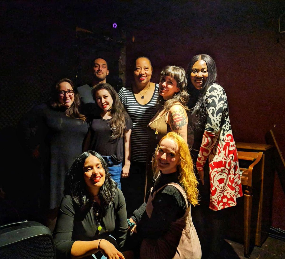 Thank you to <a href="/_AndresCerpa/">Andrés Cerpa</a> <a href="/RaxKingIsDead/">rax ‘levon honkers’ king</a> <a href="/PoetessCynthia/">Cynthia Amoah</a> <a href="/vanessapamela/">vanessa ✨</a>, Tsahai Makeda and Sophie Lyons for giving us a fantastic 5th edition of #AnAngryReadingSeries. We're still drunk on the energy from last night and we love you for it. 

We're back April 13!