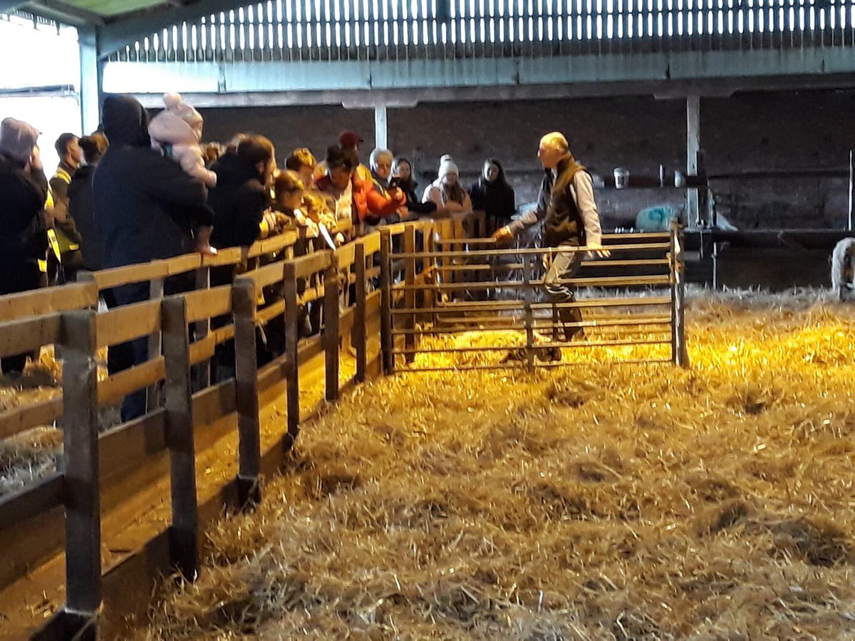 Fantastic time today at #LambingDay19; our neighbour welcomed 2,000 people to their farm to see lambs born, hold 🐥🐣, scratch 🐖🐖, race 🚜🚜, and see what happens on farms day in, day out. Look for the <a href="/RedTractorFood/">Red Tractor</a>, thanks for supporting British farmers.