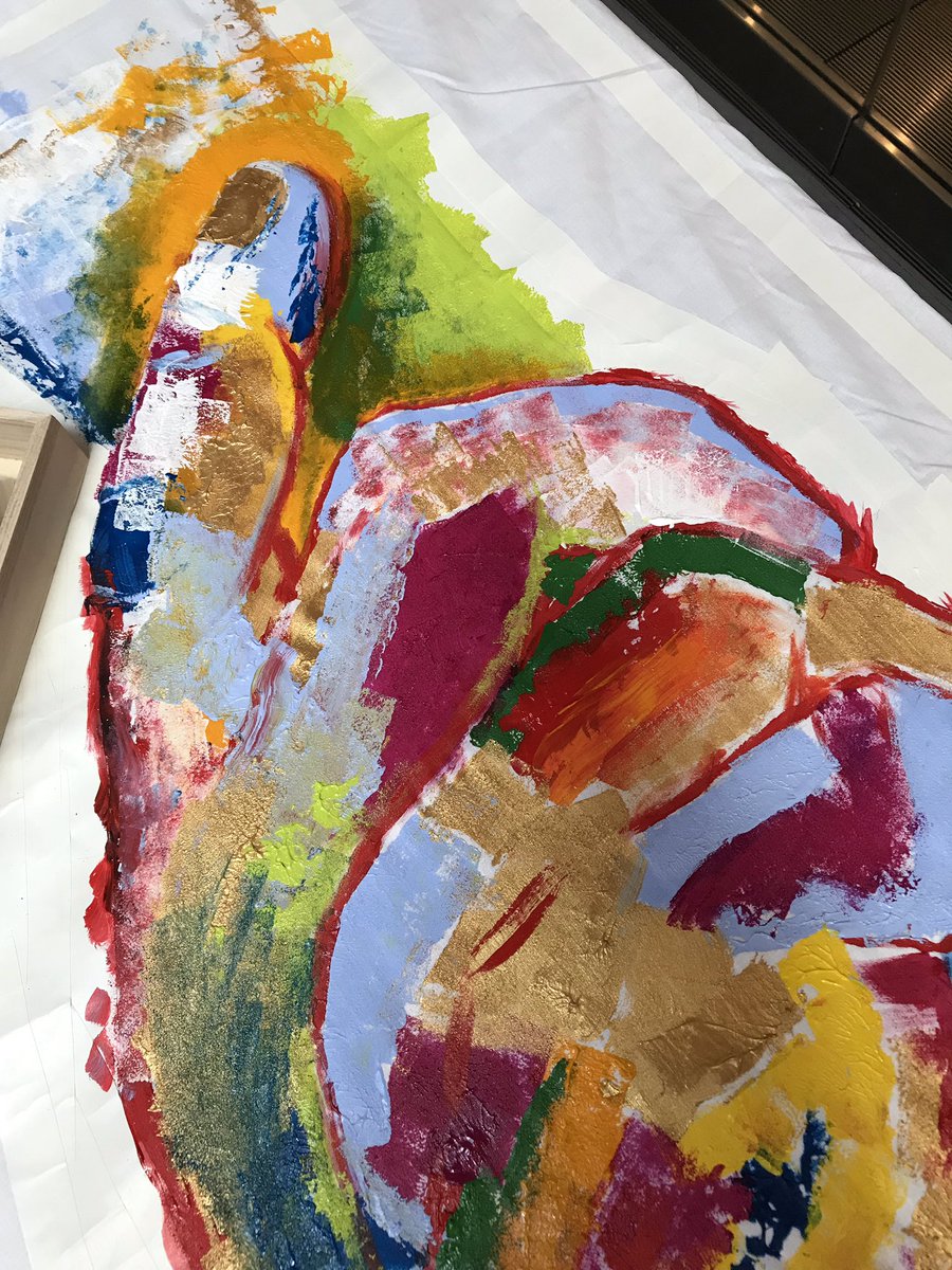 RART_TWEET's tweet photo. Great to see art being made the #socialprescribing event here in London with doctors taking part 👍 https://t.co/a5yIqs9CZh