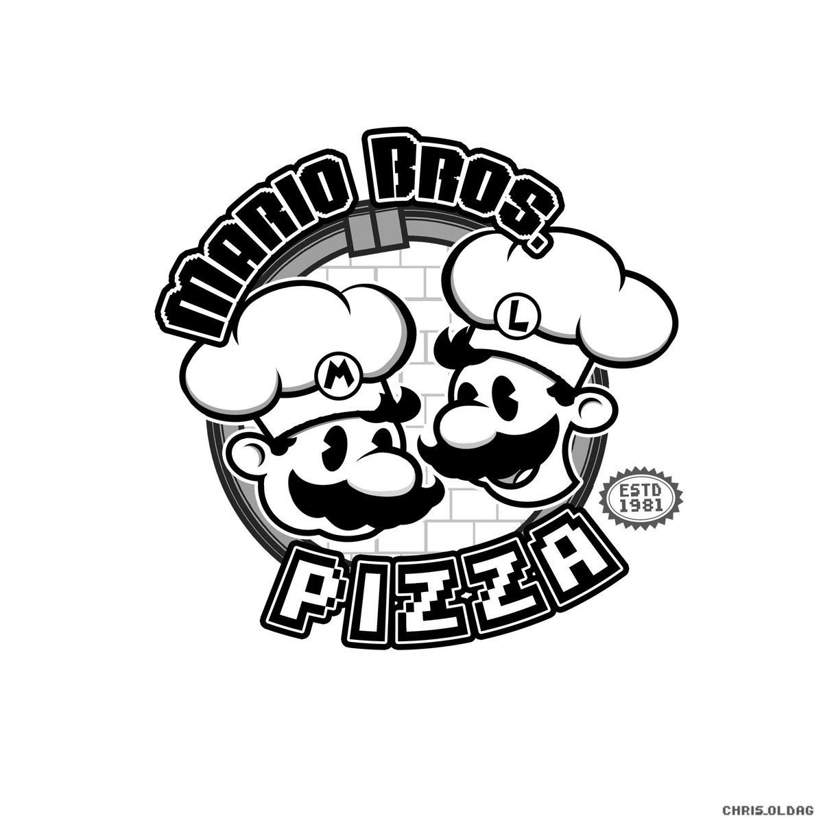 chris_oldag's tweet photo. Happy #MAR10Day ! My idea for the Mario Bros. Pizza Co. #art #supermario #nintendo #pizza https://t.co/H9RK65ndfs