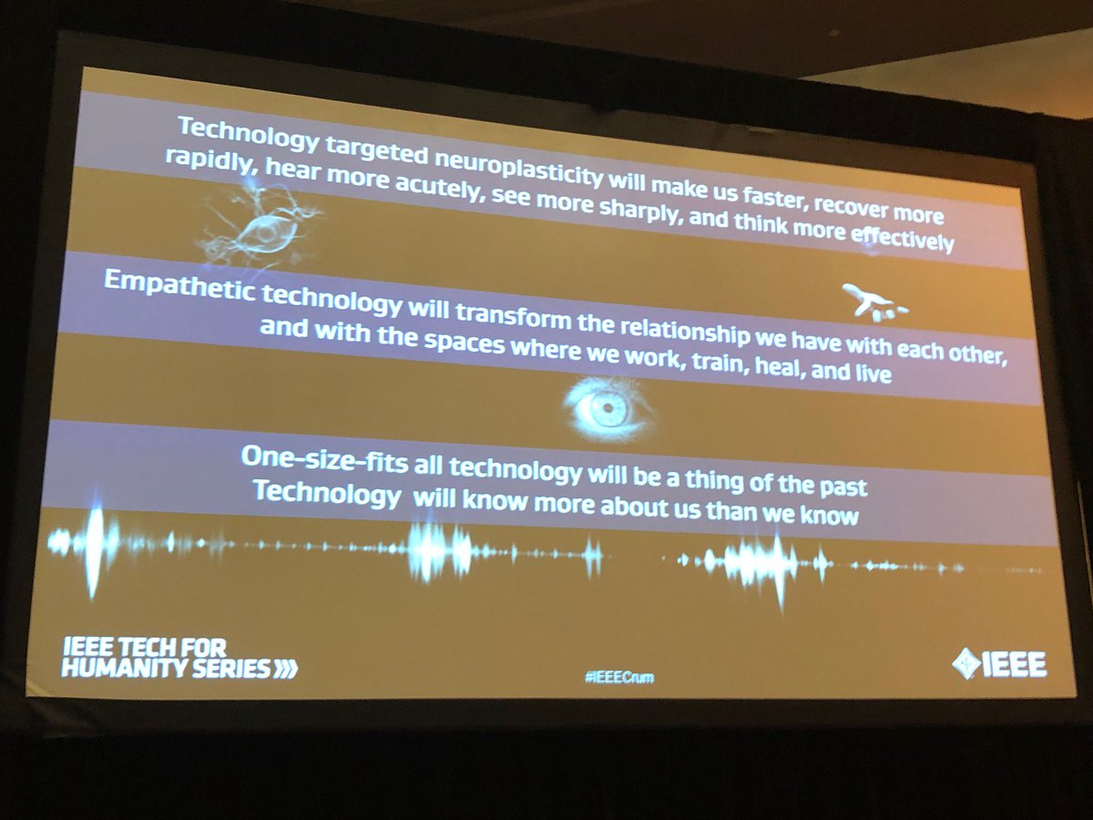 IEEESA's tweet photo. In the next 5-10 yrs #technology may further pair w/ us and optimize us in many ways @poppycrum #IEEECrum #IEEE #IEEESXSW #SXSW2019 #SXSW https://t.co/cJMXDSJ1k4