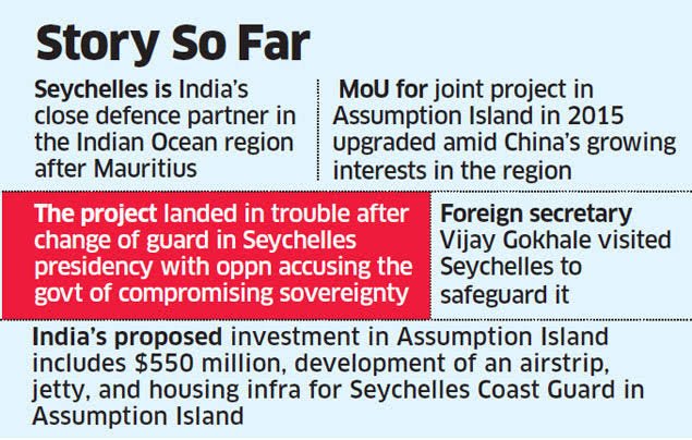 teamanalysis_'s tweet photo. 4. #IndSeychelles Soon after Modi’s visit, controversy began to brew over the question of what exactly had been negotiated. In Seychelles,  local press and opposition picked up reports in the Indian media about the island having been leased to India.
#NeighbourhoodProject https://t.co/mRCq8YmvGd