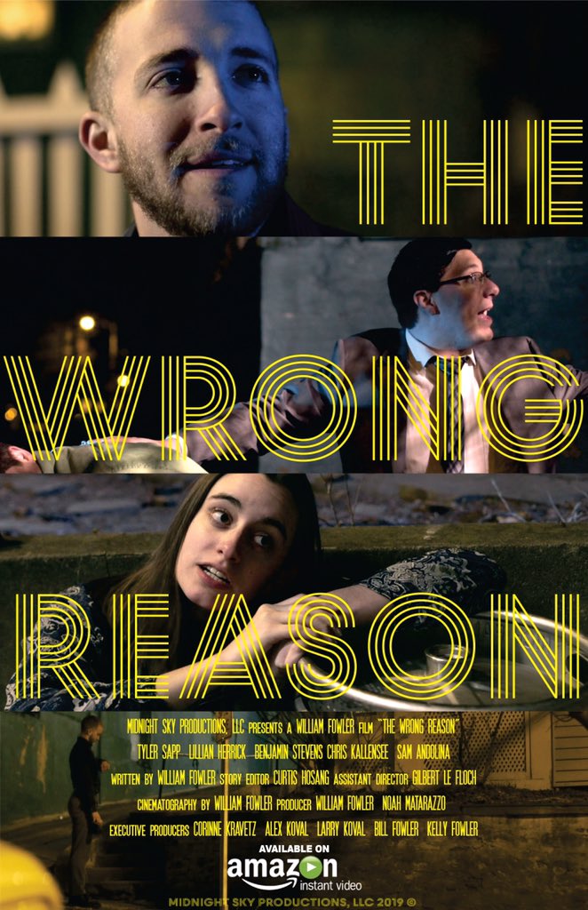 midnightskyllc's tweet photo. Go check out our short film that we shot last year “The Wrong Reason” on Amazon Prime! https://t.co/hFm8YSpaug https://t.co/EqQi7Uy0cM