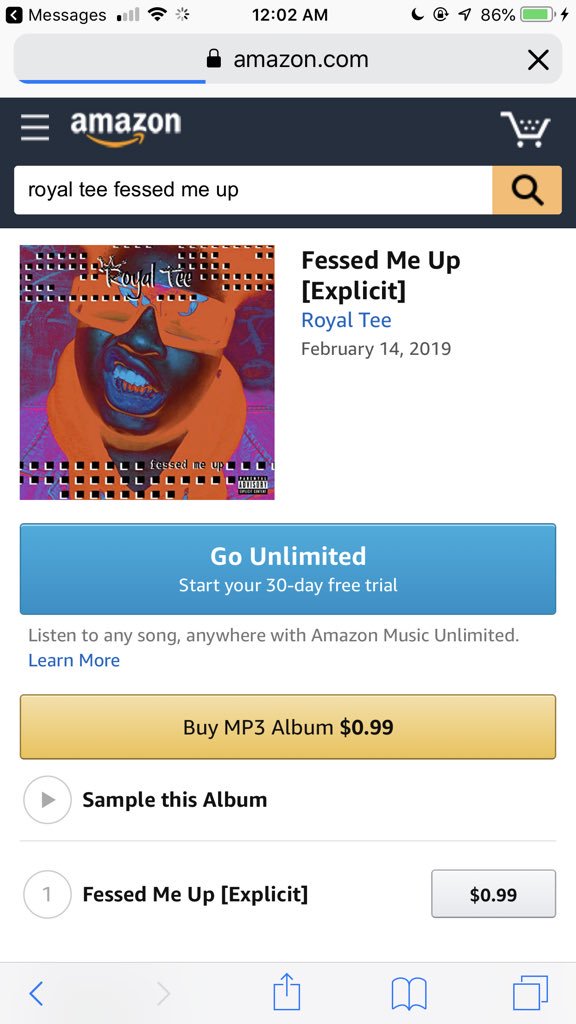 imROYALTEE's tweet photo. #FessedMeUp out everywhere now 🥺🖤👾✨
iTunes: [https://t.co/ohSnwmsJqb]

Tidal: [https://t.co/4frGx0MELR]

Google Play: [https://t.co/l6JYjFmFcN]

Amazon: [https://t.co/pH6PQJnPld]

Audiomack: [https://t.co/wgIAyyD2a8]

SoundCloud: [https://t.co/vjcBZ9YmPS] https://t.co/ualWgpRE0n