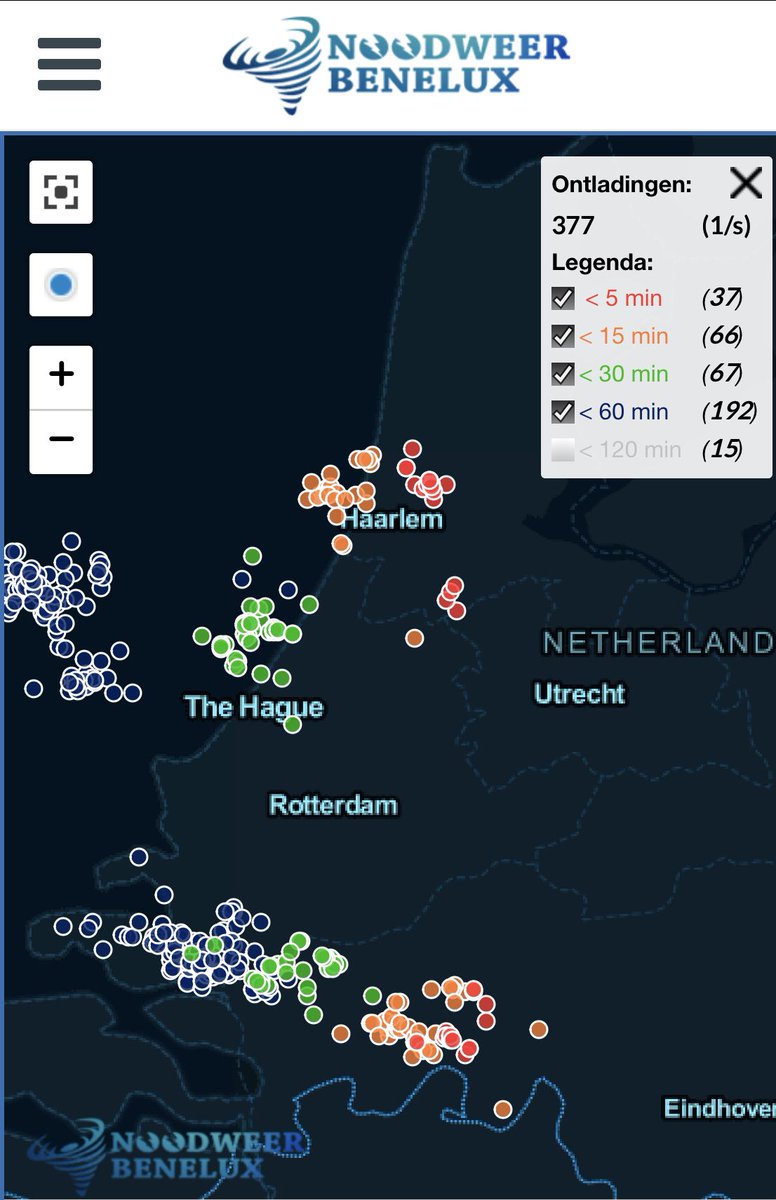 Ik hoor gedonder in de verte... ⚡️ Vanuit het westen steken onweersbuien via het midden en zuiden over ons land.