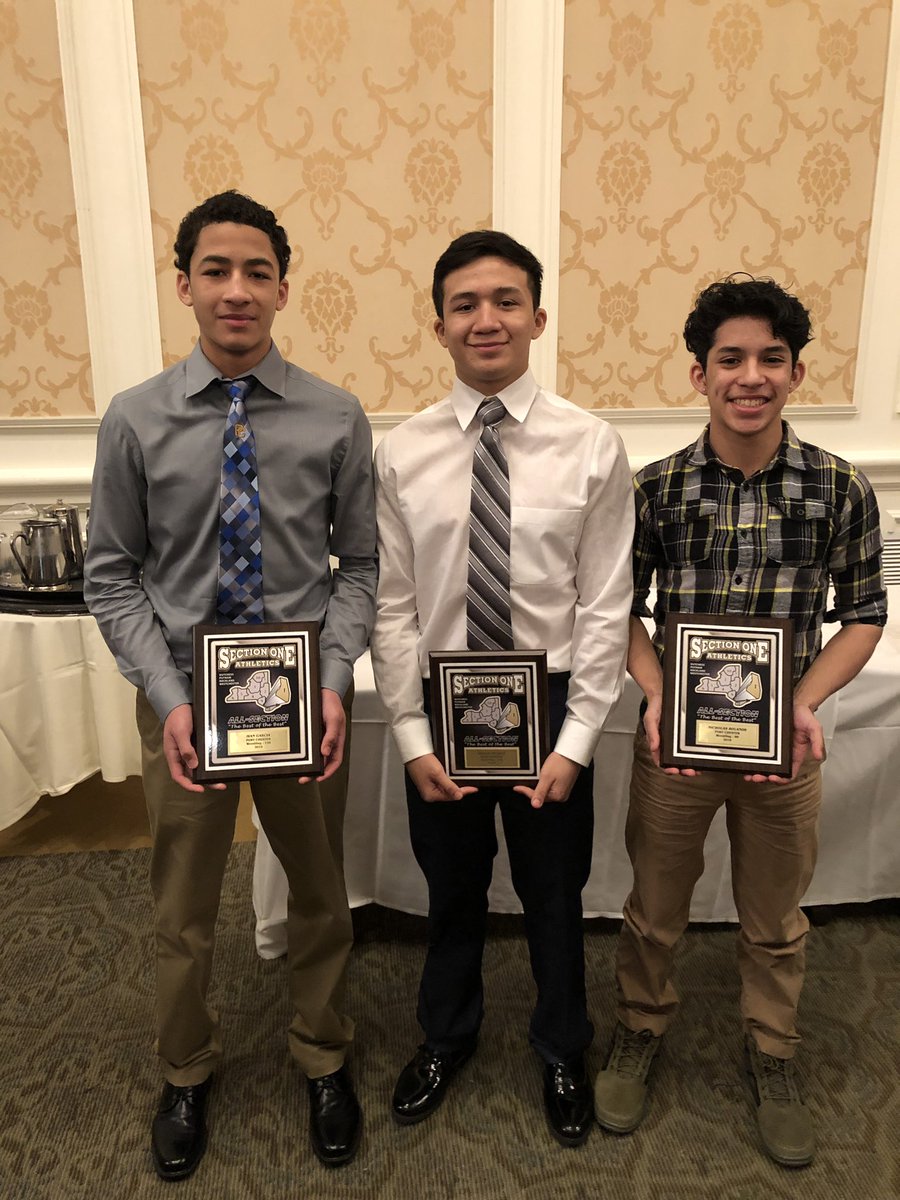 Congratulations once again to Port Chester’s 3 All-Section Wrestlers, Ivan Garcia, Brayan Mendez and Nicky Bolanos #RamPride