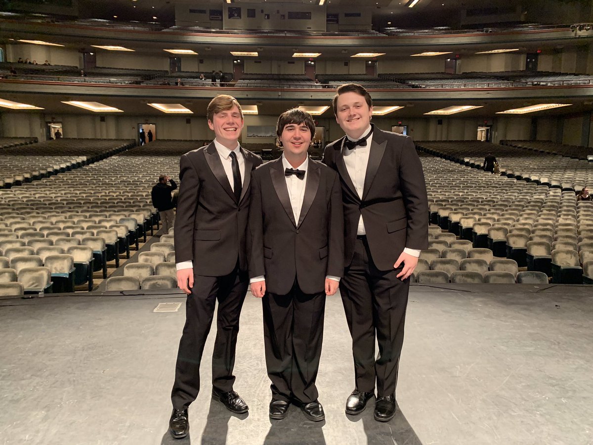 NoblesvilleBand's tweet photo. Wrapping up amazing weekend of traveling to see 2 guards @ Semi-State, winter percussion (6th at Plainfield Invitational) and now seeing 3 Students in the prestigious All State Band! https://t.co/UuoSLRuT3q