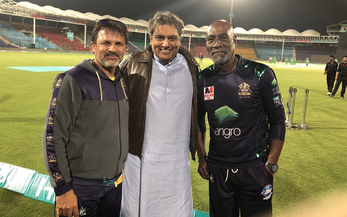 AliHZaidiPTI's tweet photo. So Sir Viv Richards says @ImranKhanPTI was the fiercest competitor he ever faced and played against...
And I’m thinking Modi has no idea who he’s up against! 😊 https://t.co/FuD0dAsdef
