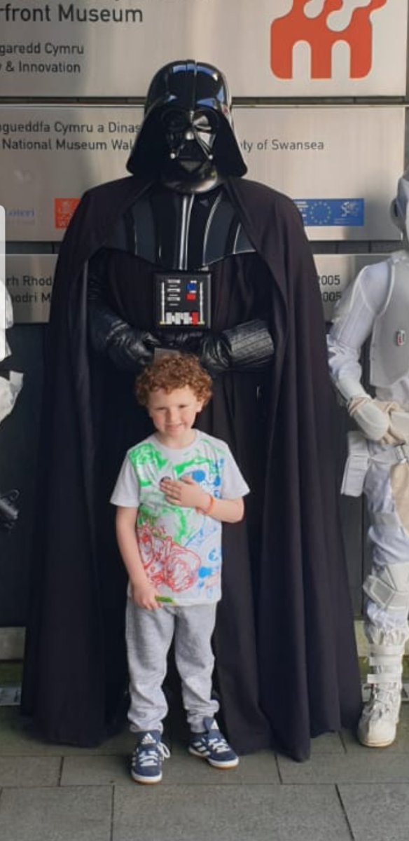 buzzard187's tweet photo. @futurefaceofsci 

Thanks for a great day today! Here's a rare picture of me and my son. He's wearing his badge with pride #futurefaceofsci https://t.co/ZhiSexxnAg