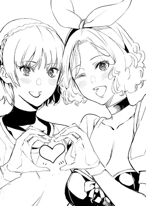 #ペルソナ5 #春真  #新島真 #奥村春 
春❤️真 