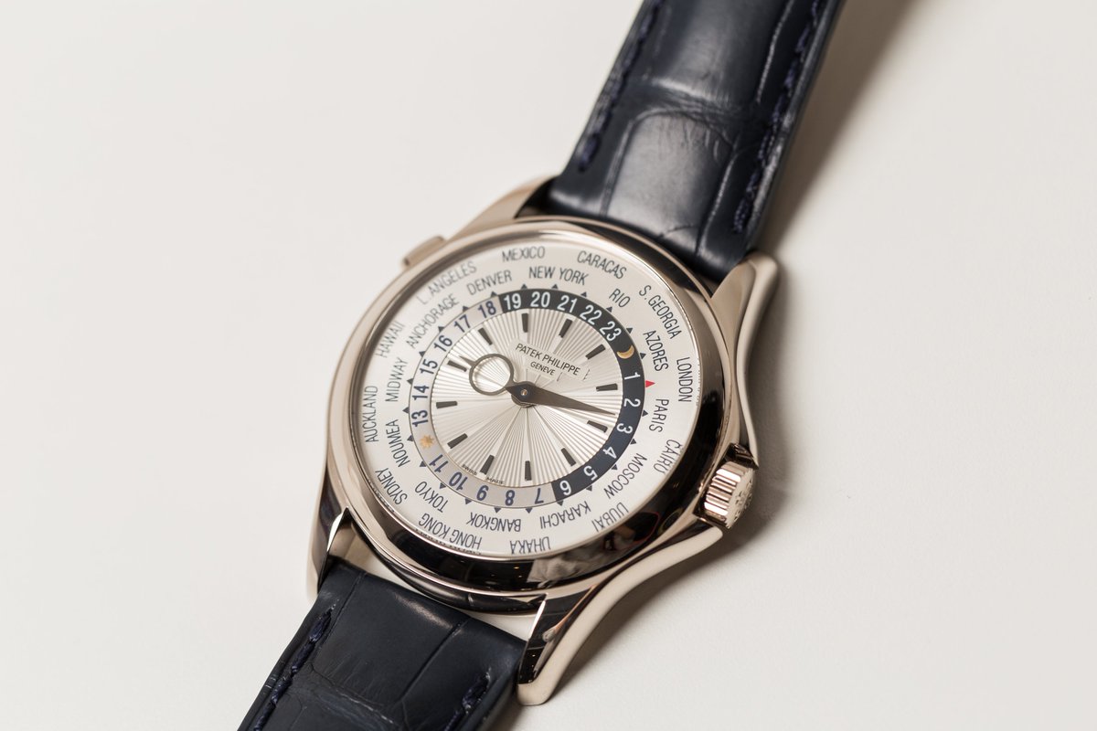 1916company's tweet photo. Watch of the Day from the World of Patek Philippe.
The Patek Philippe Complications World Time 5130G-001.
Shop -> https://t.co/0gPJA9zx08
Follow -> @WatchBox_Global
#WatchBox #PatekPhilippe #PatekTime #GMTWatch #WorldTime
#WatchOfTheDay #DailyWatch #WOTD #WatchGram #IGWatch https://t.co/EiLP7FLysW