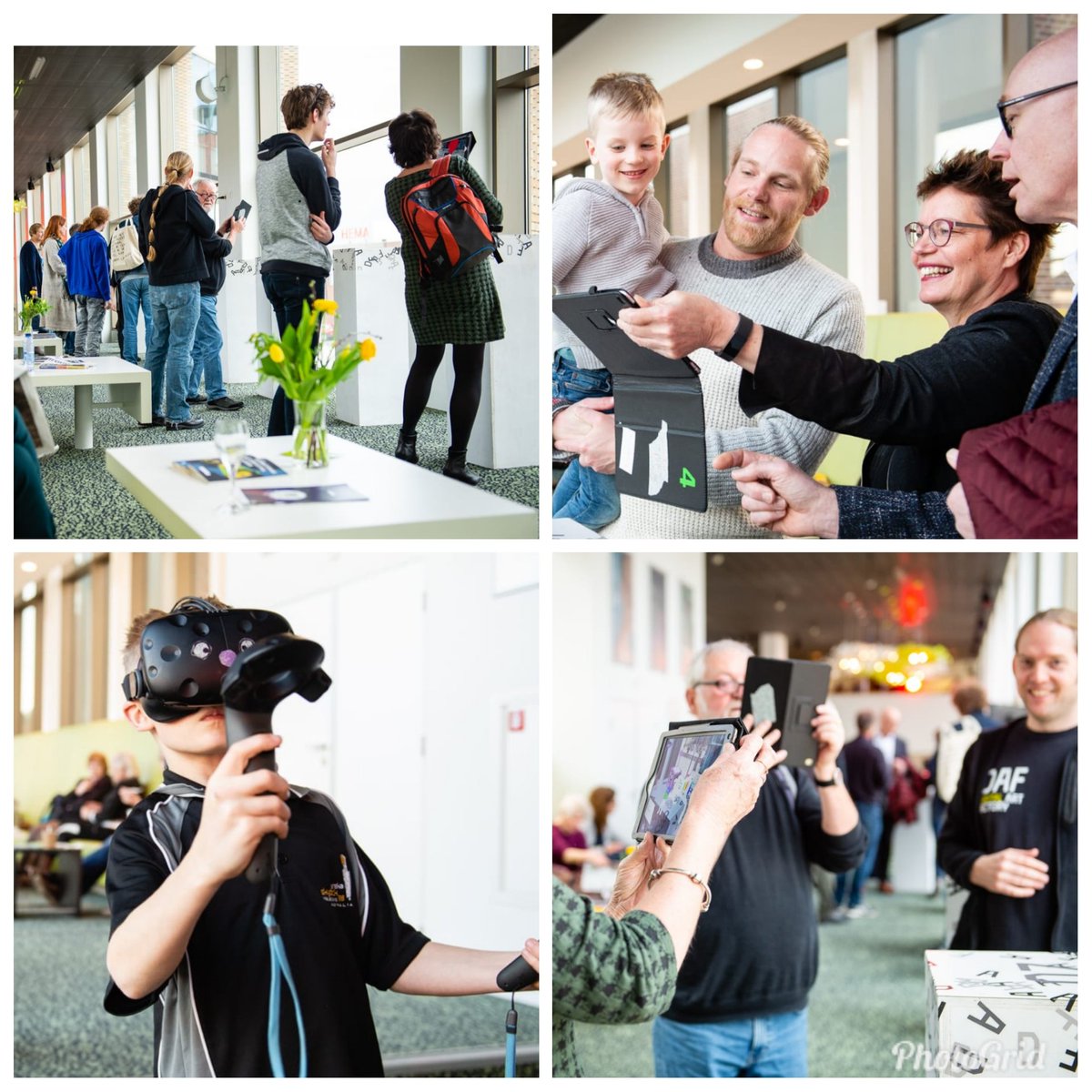 ICOkunsten's tweet photo. Naast het bekijken van een VR expo kon er dit weekend ook VR kunst gemaakt worden door bezoekers van @ifaAssen.  #randprogramma #IFA2019 #kunst https://t.co/v6o3j6HESR