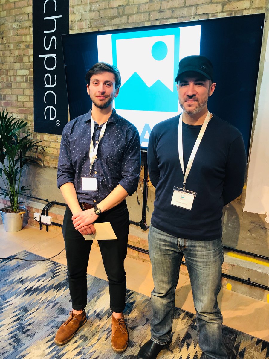 Scape's tweet photo. A HUGE congratulations to our winning #hackathon teams: @Inition winners of our judges vote, and XRAD (@taiuti and @theDart76 ) winners of the community vote! It's been an absolute pleasure to host all of our teams and incredible to see the level of creative output #SCAPEHACK https://t.co/7ZKTmddbWH