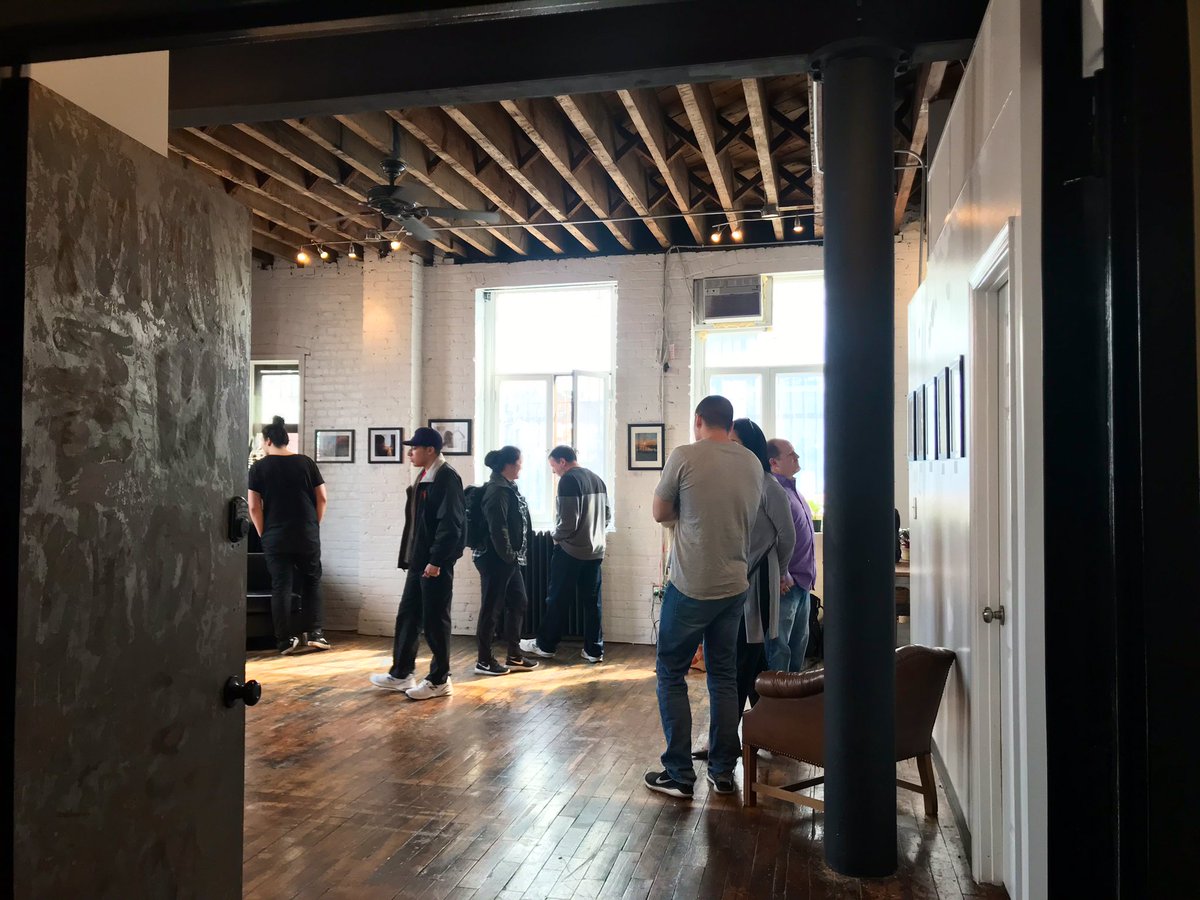 Checking out the Light show @CHStudioDC