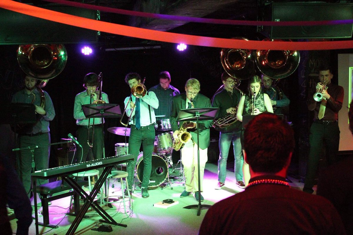 TBSAlphaIota's tweet photo. Hope everyone had a fun time at spring dance last night! A special thanks to Ragtime Band and Beneath Green for jazzin’ up the party! https://t.co/vbYlPCDyoU