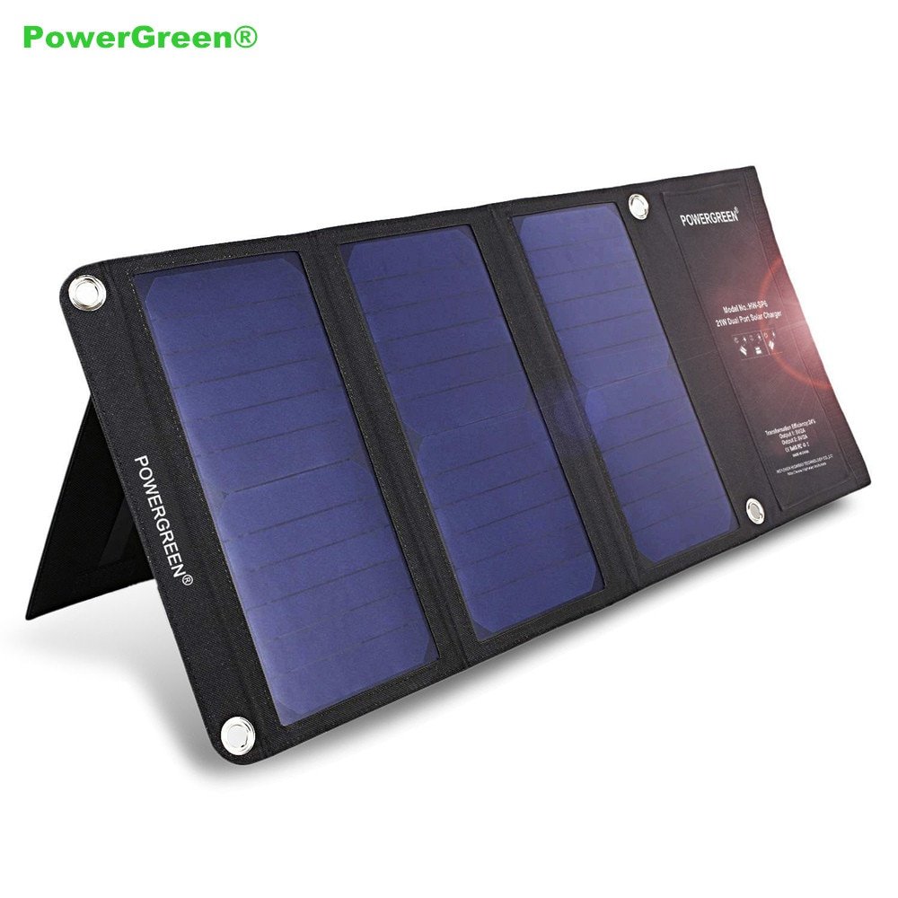 #computers #shopping #electronics #home #garden #LED #mobiles #rc #security #toys #bargain #coolstuff |#headphones #bluetooth #gifts #xmas #happybirthday #fun PowerGreen Solar Panel Charger With Dual Ports