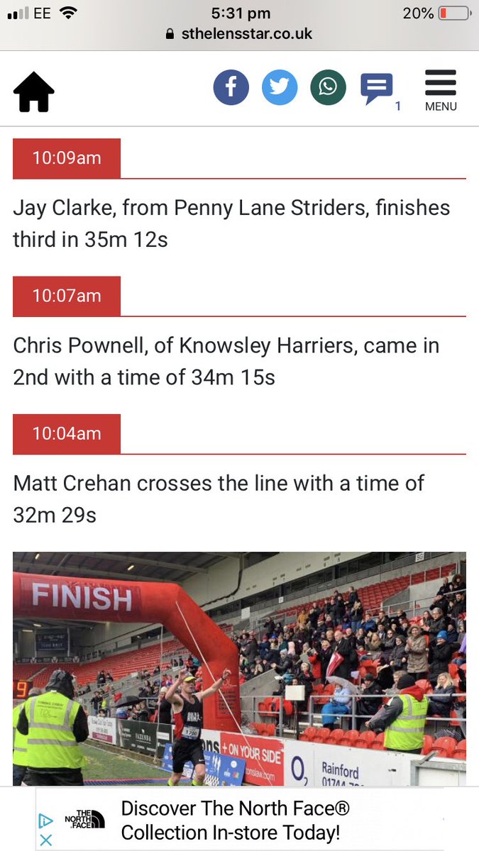 JRunsLiverpool's tweet image. What a great morning at the @sthelens10krun not the easiest of courses on the best of days but with rain, snow and hail them hills become 10x harder. Made up to come away with a podium place in 3rd clocking 35:11 😲 #ukrunchat #MMRun #fitnessrewards